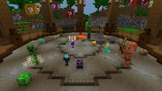 Screenshot of the Minecraft Bedrock Marketplace product Craftable Lucky Block created by The Craft Stars.