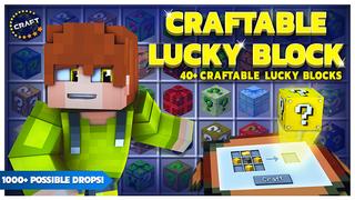 Thumbnail of the Minecraft Bedrock Marketplace product Craftable Lucky Block created by The Craft Stars.