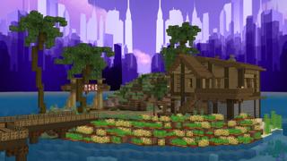 Screenshot of the Minecraft Bedrock Marketplace product Custom Skies created by The Craft Stars.