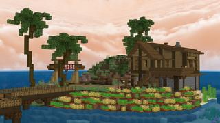 Screenshot of the Minecraft Bedrock Marketplace product Custom Skies created by The Craft Stars.