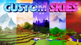 Thumbnail of the Minecraft Bedrock Marketplace product Custom Skies created by The Craft Stars.