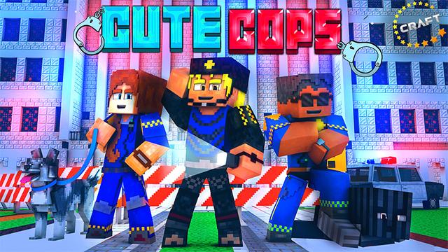 Thumbnail of the Minecraft Bedrock Marketplace product Cute Cops created by The Craft Stars.