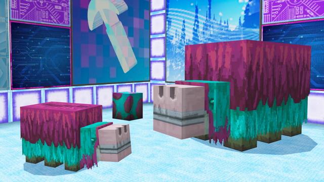 Screenshot of the Minecraft Bedrock Marketplace product Cyber Craft - Texture Pack created by The Craft Stars.