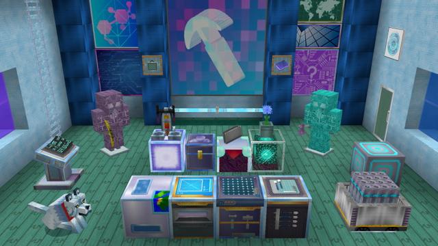 Screenshot of the Minecraft Bedrock Marketplace product Cyber Craft - Texture Pack created by The Craft Stars.