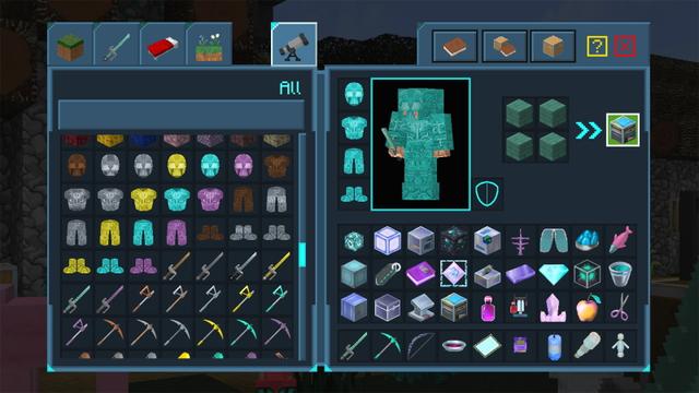 Screenshot of the Minecraft Bedrock Marketplace product Cyber Craft - Texture Pack created by The Craft Stars.