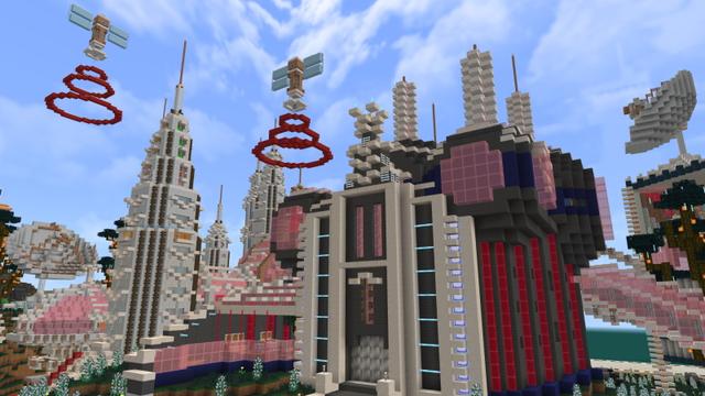 Screenshot of the Minecraft Bedrock Marketplace product Cyber Craft - Texture Pack created by The Craft Stars.