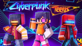 Thumbnail of the Minecraft Bedrock Marketplace product Cyberpunk Teens created by The Craft Stars.