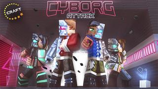 Thumbnail of the Minecraft Bedrock Marketplace product Cyborg Attack created by The Craft Stars.