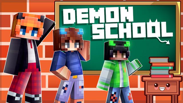 Thumbnail of the Minecraft Bedrock Marketplace product Demon School created by The Craft Stars.