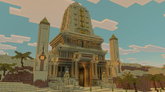 Screenshot of the Minecraft Bedrock Marketplace product Desert Temple created by The Craft Stars.