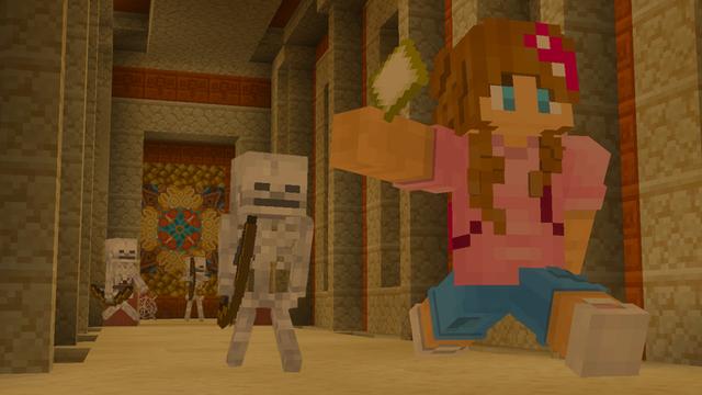 Screenshot of the Minecraft Bedrock Marketplace product Desert Temple created by The Craft Stars.