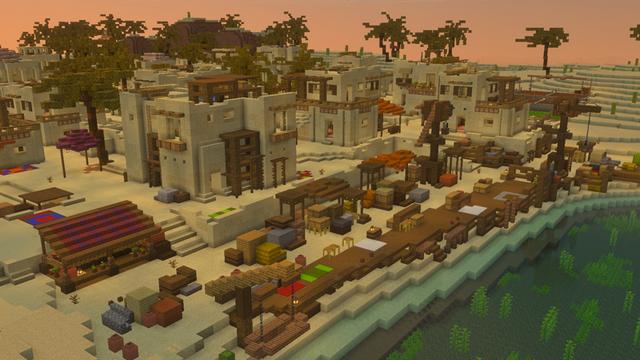 Screenshot of the Minecraft Bedrock Marketplace product Desert Temple created by The Craft Stars.