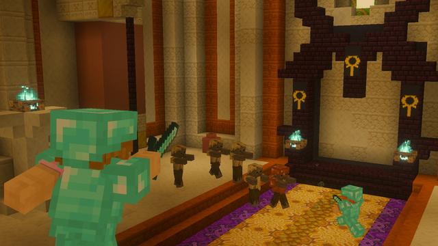 Screenshot of the Minecraft Bedrock Marketplace product Desert Temple created by The Craft Stars.
