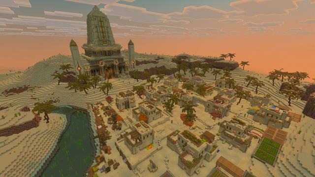 Screenshot of the Minecraft Bedrock Marketplace product Desert Temple created by The Craft Stars.
