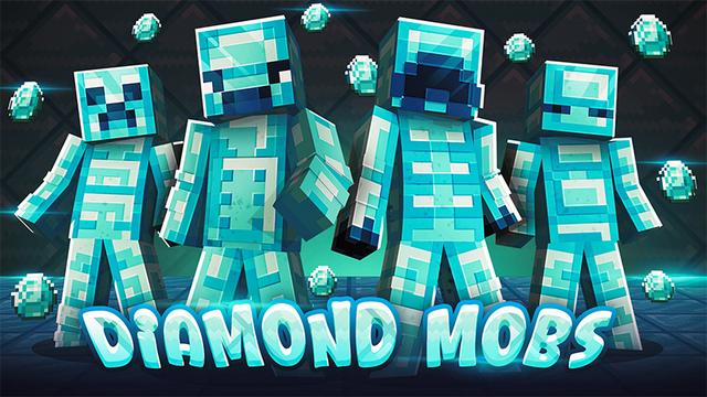 Thumbnail of the Minecraft Bedrock Marketplace product Diamond Mobs created by The Craft Stars.