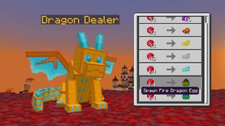 Screenshot of the Minecraft Bedrock Marketplace product Dragon OP Traders created by The Craft Stars.