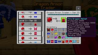 Screenshot of the Minecraft Bedrock Marketplace product Dragon OP Traders created by The Craft Stars.