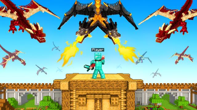 Thumbnail of the Minecraft Bedrock Marketplace product ¡Búnker de Asedio del Dragón! created by The Craft Stars.