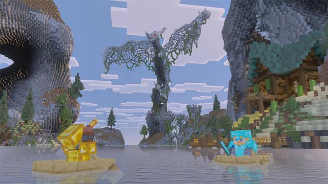 Screenshot of the Minecraft Bedrock Marketplace product Dragon's Bay created by The Craft Stars.