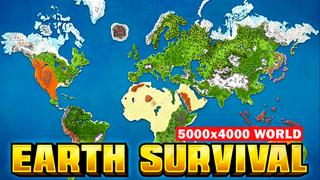 Thumbnail of the Minecraft Bedrock Marketplace product Earth Survival created by The Craft Stars.