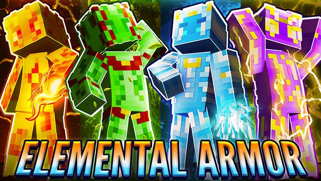 Thumbnail of the Minecraft Bedrock Marketplace product Elemental Armor created by The Craft Stars.