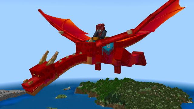 Screenshot of the Minecraft Bedrock Marketplace product Epic Dragon Expansion+ created by The Craft Stars.
