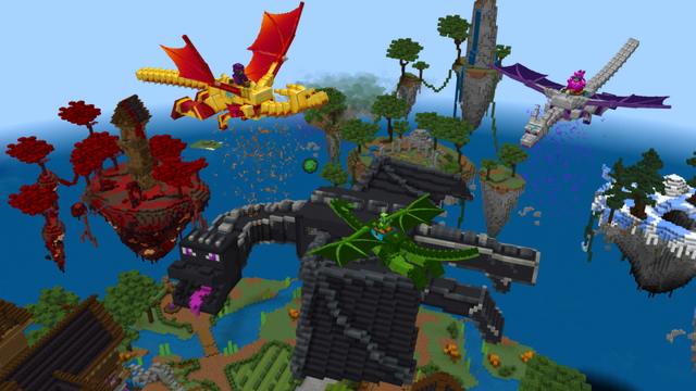 Screenshot of the Minecraft Bedrock Marketplace product Epic Dragon Expansion+ created by The Craft Stars.