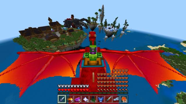 Screenshot of the Minecraft Bedrock Marketplace product Epic Dragon Expansion+ created by The Craft Stars.