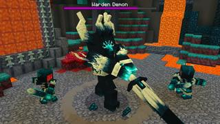 Screenshot of the Minecraft Bedrock Marketplace product Epic Warden Expansion created by The Craft Stars.