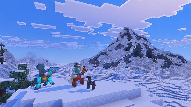 Screenshot of the Minecraft Bedrock Marketplace product Extreme Survival - Antarctica created by The Craft Stars.