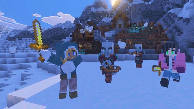 Screenshot of the Minecraft Bedrock Marketplace product Extreme Survival - Antarctica created by The Craft Stars.