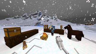 Screenshot of the Minecraft Bedrock Marketplace product Extreme Survival - Antarctica created by The Craft Stars.