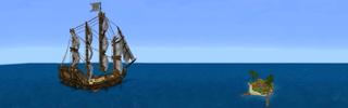 Panorama of the Minecraft Bedrock Marketplace product Extreme Survival: Battleship created by The Craft Stars.