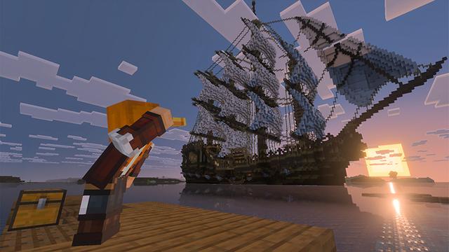 Screenshot of the Minecraft Bedrock Marketplace product Extreme Survival: Battleship created by The Craft Stars.