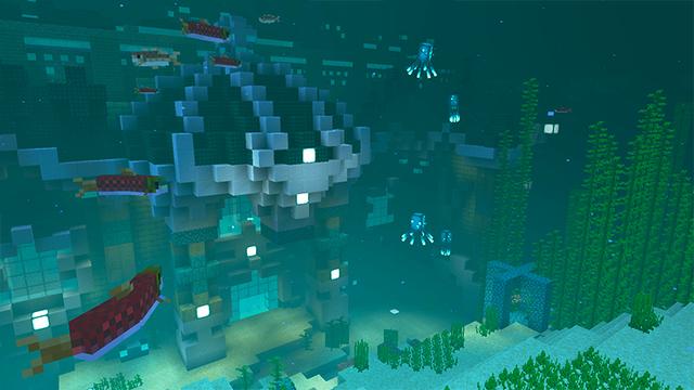 Screenshot of the Minecraft Bedrock Marketplace product Extreme Survival: Battleship created by The Craft Stars.