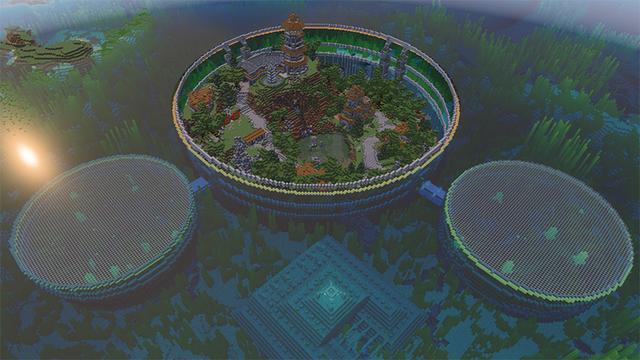 Screenshot of the Minecraft Bedrock Marketplace product Extreme Survival : Ocean Fortress created by The Craft Stars.