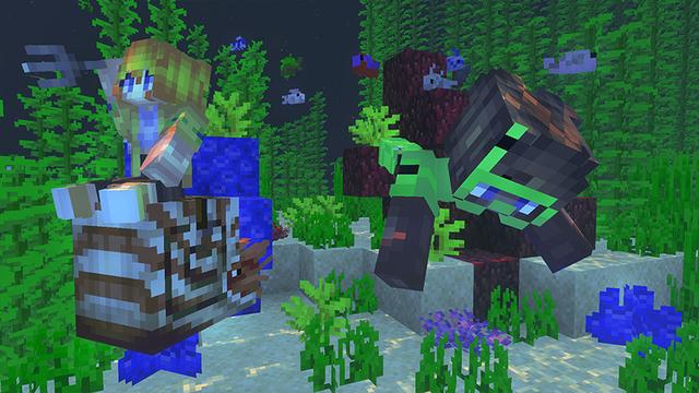 Screenshot of the Minecraft Bedrock Marketplace product Extreme Survival : Ocean Fortress created by The Craft Stars.