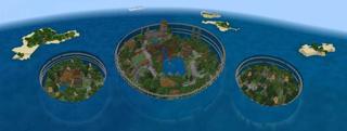 Panorama of the Minecraft Bedrock Marketplace product ExtremeSurvival:Ocean Fortress created by The Craft Stars.