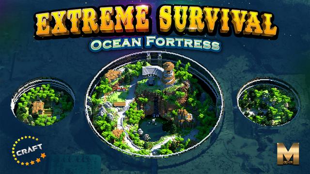 Thumbnail of the Minecraft Bedrock Marketplace product ExtremeSurvival:Ocean Fortress created by The Craft Stars.