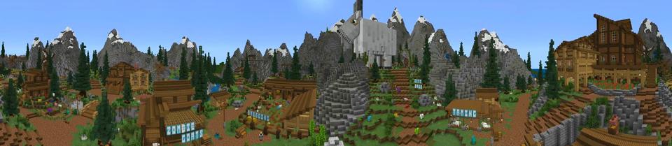 Panorama of the Minecraft Bedrock Marketplace product Fainting Goats created by The Craft Stars.