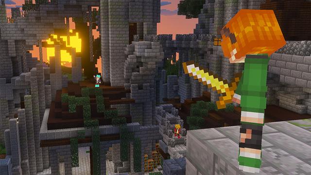 Screenshot of the Minecraft Bedrock Marketplace product Forbidden Castle created by The Craft Stars.