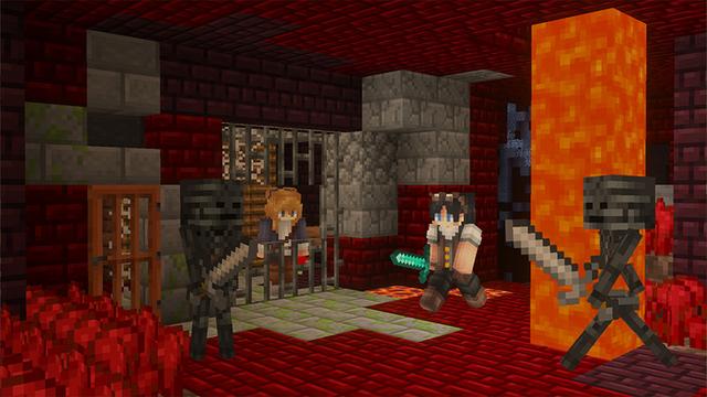 Screenshot of the Minecraft Bedrock Marketplace product Forbidden Castle created by The Craft Stars.