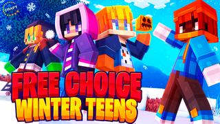 Thumbnail of the Minecraft Bedrock Marketplace product Free Choice Winter Teens created by The Craft Stars.