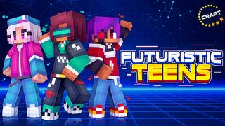 Thumbnail of the Minecraft Bedrock Marketplace product Futuristic Teens created by The Craft Stars.