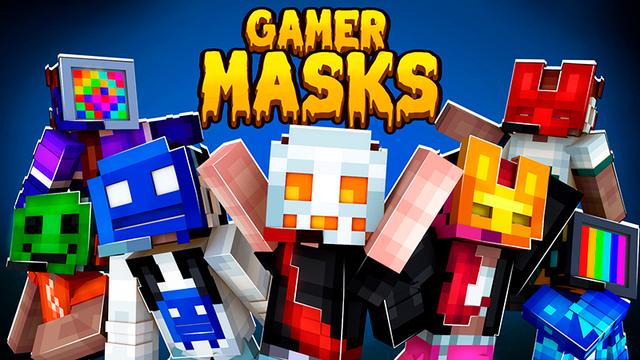 Thumbnail of the Minecraft Bedrock Marketplace product Gamer Masks created by The Craft Stars.