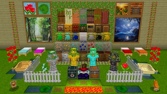 Screenshot of the Minecraft Bedrock Marketplace product Garden of Life created by The Craft Stars.