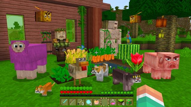 Screenshot of the Minecraft Bedrock Marketplace product Garden of Life created by The Craft Stars.