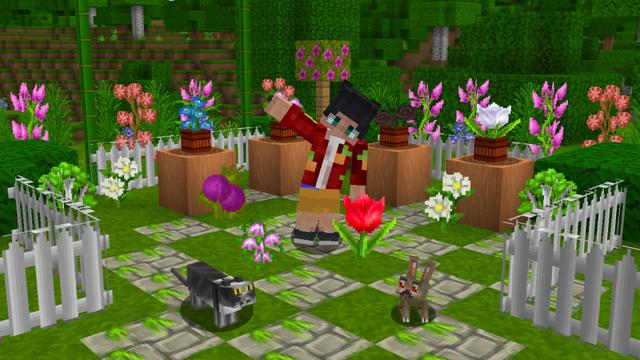 Screenshot of the Minecraft Bedrock Marketplace product Garden of Life created by The Craft Stars.