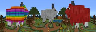 Panorama of the Minecraft Bedrock Marketplace product Goat Simulator created by The Craft Stars.