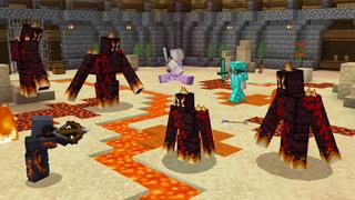 Screenshot of the Minecraft Bedrock Marketplace product Golem Simulator created by The Craft Stars.